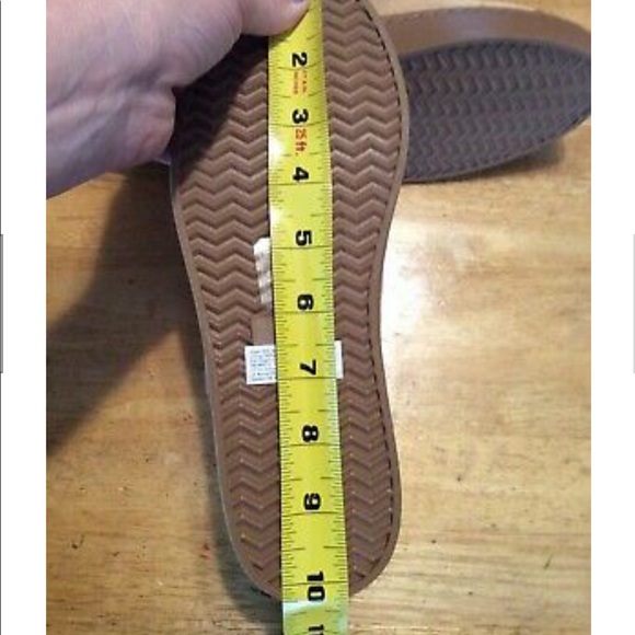 New FREE PEOPLE Tan Fur Gold Slip-on Sneaker 38 - Picture 10 of 10